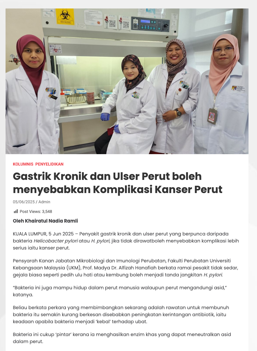 Laporan akhbar gastrik dan GERD