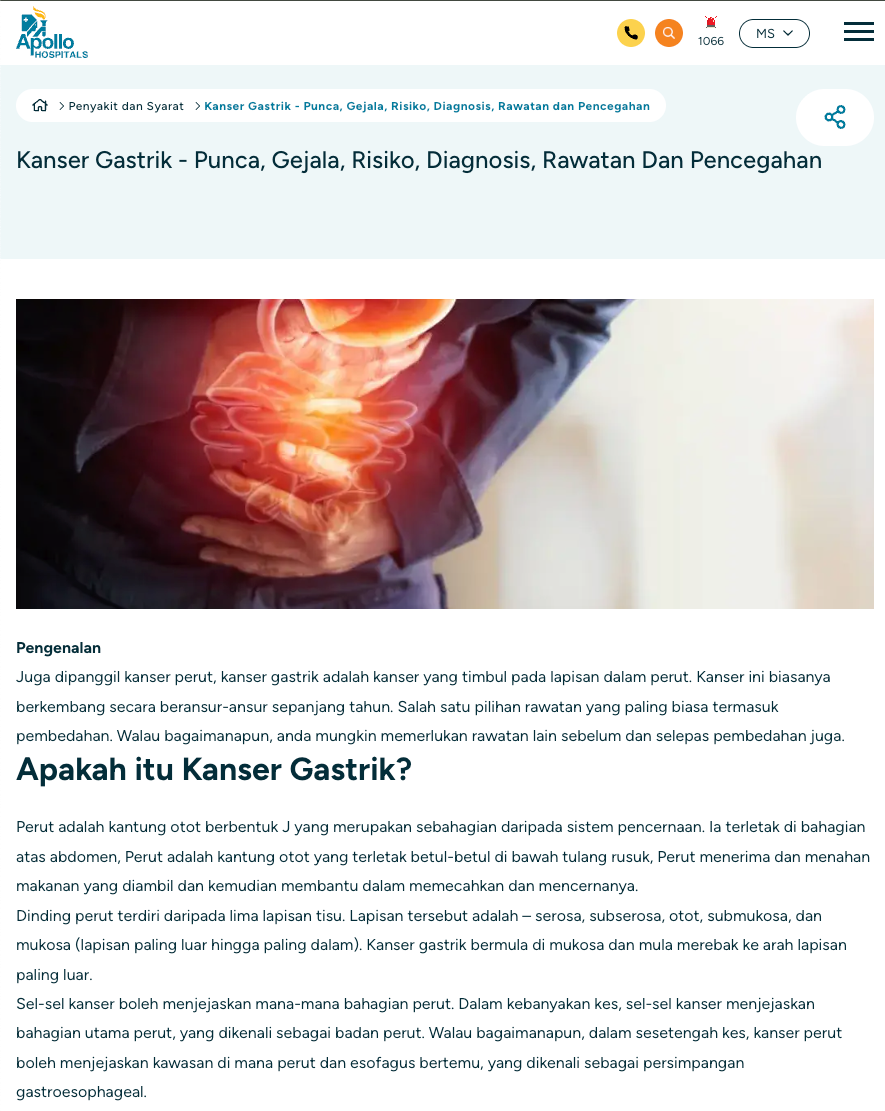Laporan akhbar gastrik dan GERD