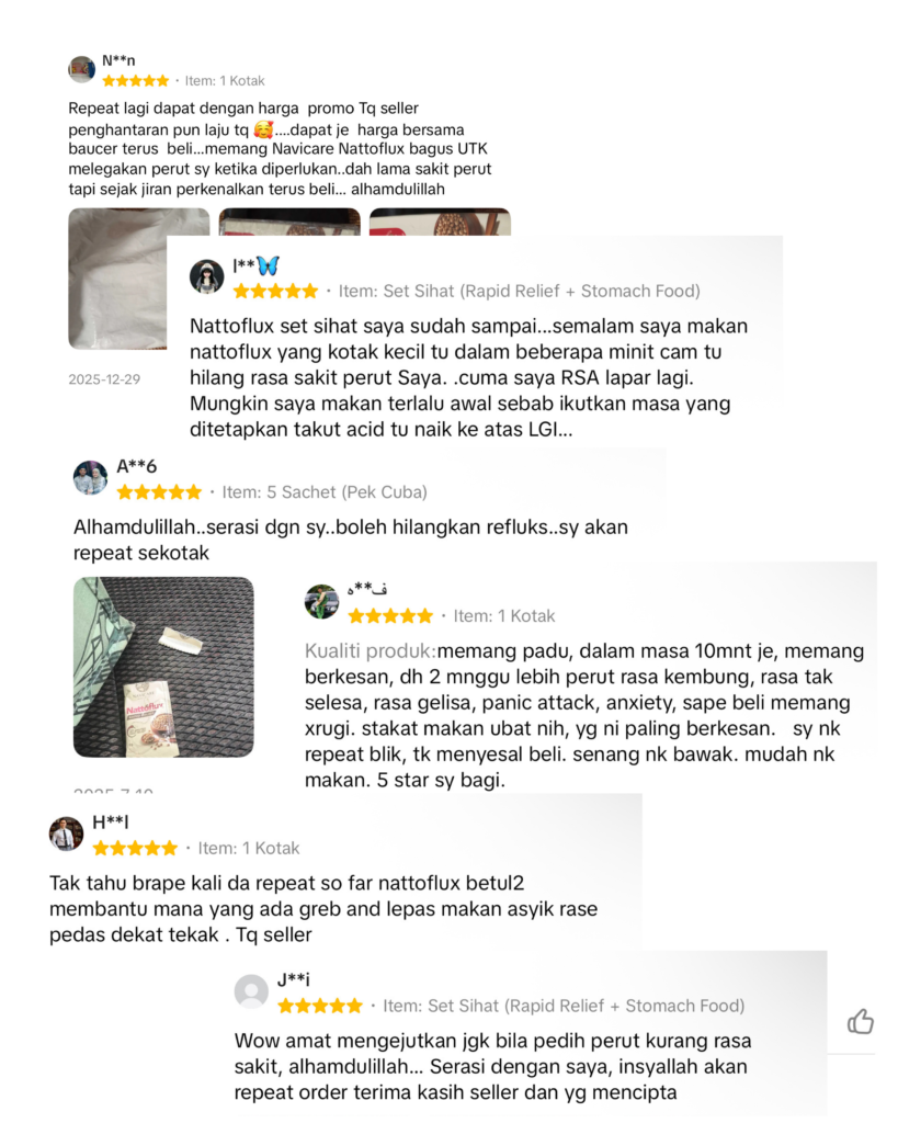 Review pelanggan Nattoflux